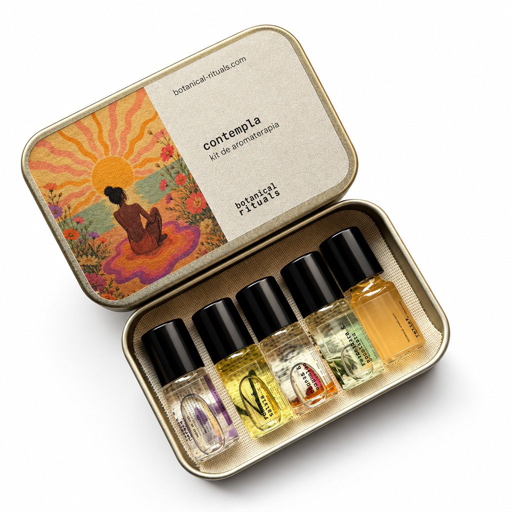 colección contempla: kit de aromaterapia