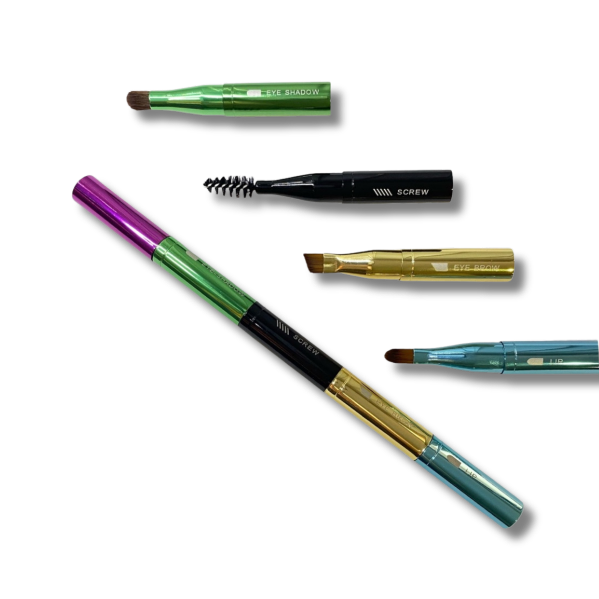 brocha para maquillaje 4 en 1