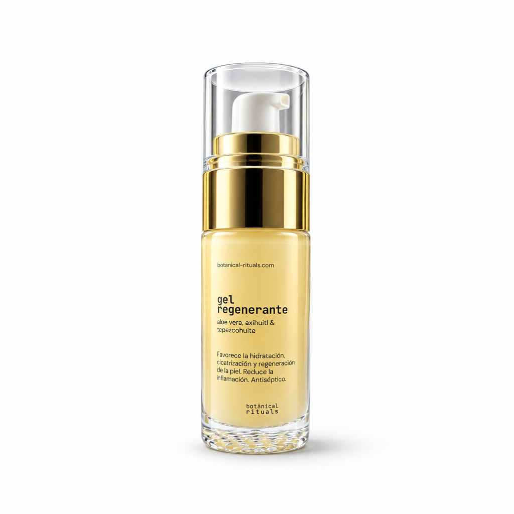 gel regenerante con aloe vera & axihuitl