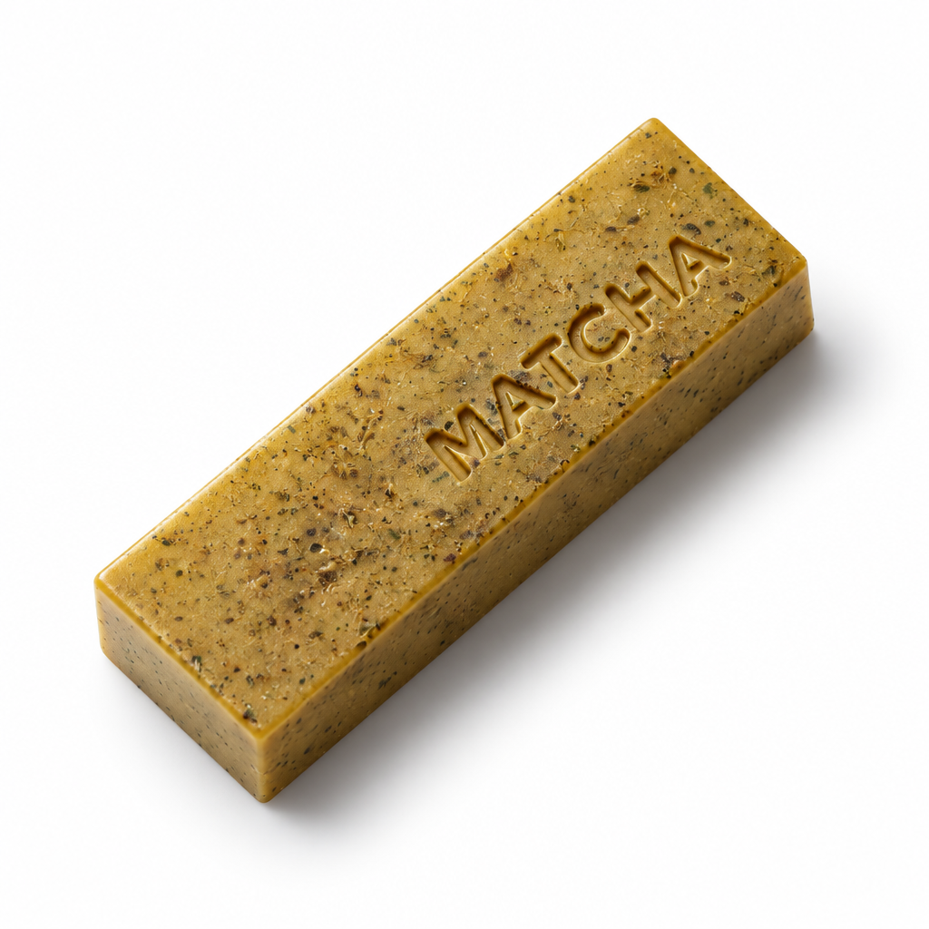 jabón facial con matcha & aceite de marula
